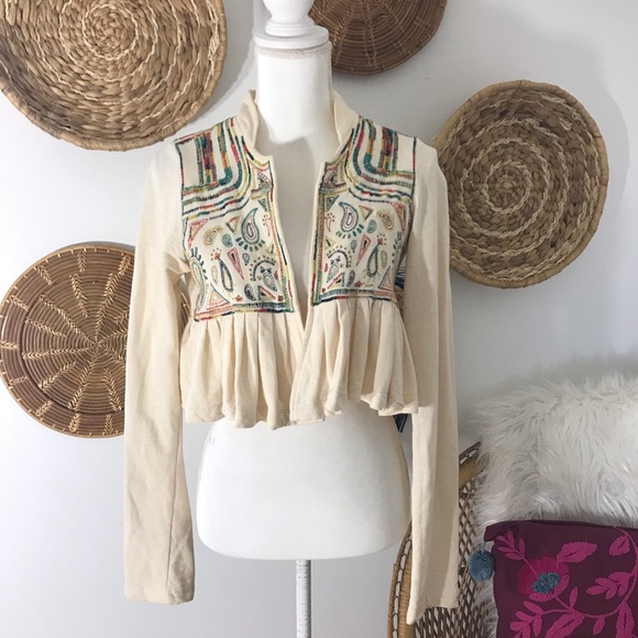 Anthropologie Sweaters - Anthropologie Lilka Cropped Cardigan Sweater